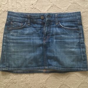 Citizens of Humanity mini Jean skirt